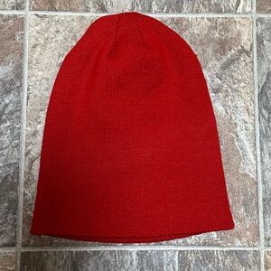 Classic Red Knit Beanie